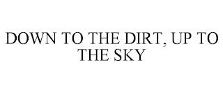 DOWN TO THE DIRT, UP TO THE SKY trademark