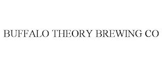 BUFFALO THEORY BREWING CO trademark