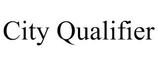 CITY QUALIFIER trademark