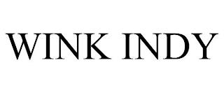 WINK INDY trademark