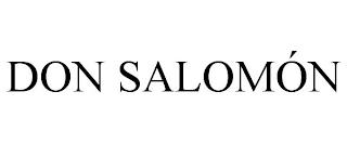 DON SALOMÓN trademark