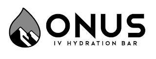 ONUS IV HYDRATION BAR trademark