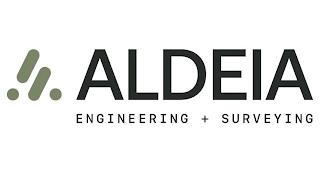 A ALDEIA ENGINEERING + SURVEYING trademark