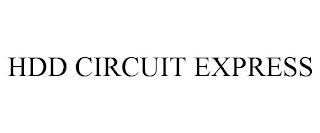 HDD CIRCUIT EXPRESS trademark