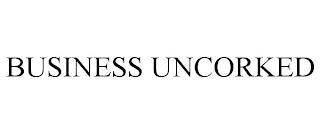 BUSINESS UNCORKED trademark