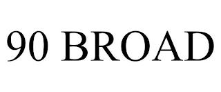 90 BROAD trademark