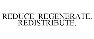 REDUCE. REGENERATE. REDISTRIBUTE. trademark