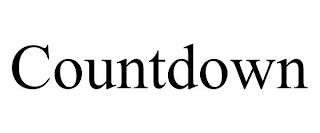 COUNTDOWN trademark