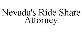 NEVADA'S RIDE SHARE ATTORNEY trademark