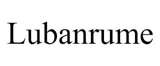 LUBANRUME trademark