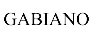 GABIANO trademark