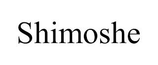 SHIMOSHE trademark