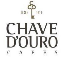 DESDE 1916 CHAVE D'OURO CAFES trademark