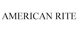 AMERICAN RITE trademark