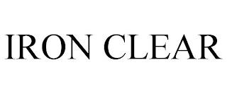 IRON CLEAR trademark