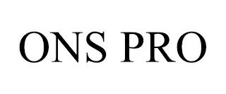 ONS PRO trademark