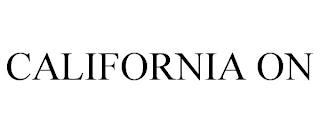 CALIFORNIA ON trademark