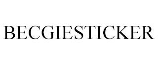 BECGIESTICKER trademark