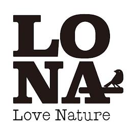 LO NA LOVE NATURE trademark