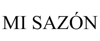 MI SAZÓN trademark