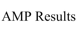 AMP RESULTS trademark