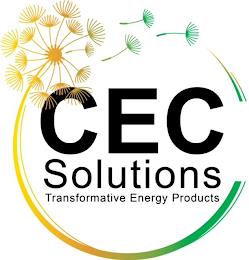 CEC SOLUTIONS TRANSFORMATIVE ENERGY PRODUCTSUCTS trademark