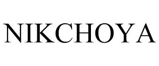 NIKCHOYA trademark