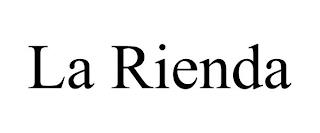 LA RIENDA trademark