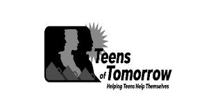 TEENS OF TOMORROW HELPING TEENS HELP THEMSELVESMSELVES trademark