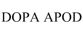 DOPA APOD trademark