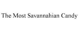 THE MOST SAVANNAHIAN CANDY trademark