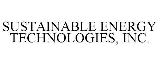 SUSTAINABLE ENERGY TECHNOLOGIES, INC. trademark