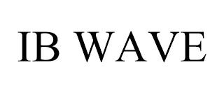 IB WAVE trademark