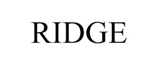 RIDGE trademark