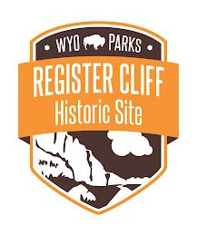 · WYO PARKS · REGISTER CLIFF HISTORIC SITE trademark