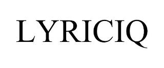 LYRICIQ trademark