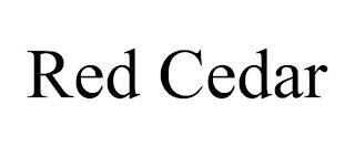 RED CEDAR trademark