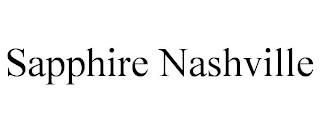 SAPPHIRE NASHVILLE trademark