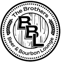 BBL THE BROTHERS BEER & BOURBON LOUNGE trademark