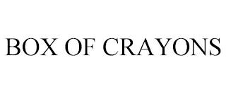 BOX OF CRAYONS trademark