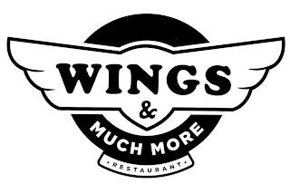 WINGS & MUCH MORE RESTAURANT trademark