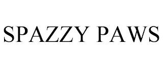 SPAZZY PAWS trademark