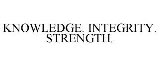 KNOWLEDGE. INTEGRITY. STRENGTH. trademark