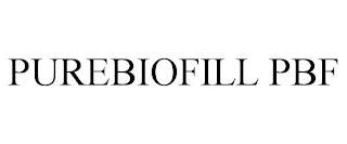 PUREBIOFILL PBF trademark