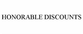 HONORABLE DISCOUNTS trademark