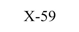 X-59 trademark