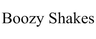 BOOZY SHAKES trademark