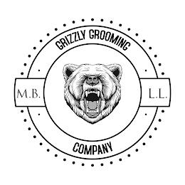 GRIZZLY GROOMING COMPANY M.B. L.L. trademark