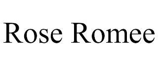 ROSE ROMEE trademark