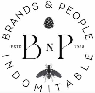 BNP BRANDS & PEOPLE INDOMITABLE ESTD 1968 trademark